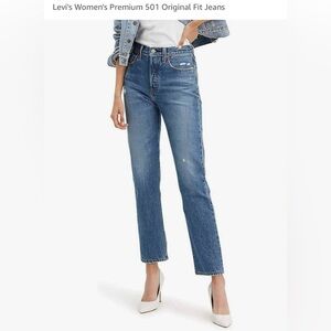 Levi’s Women’s Premium 501 Original Fit Jeans